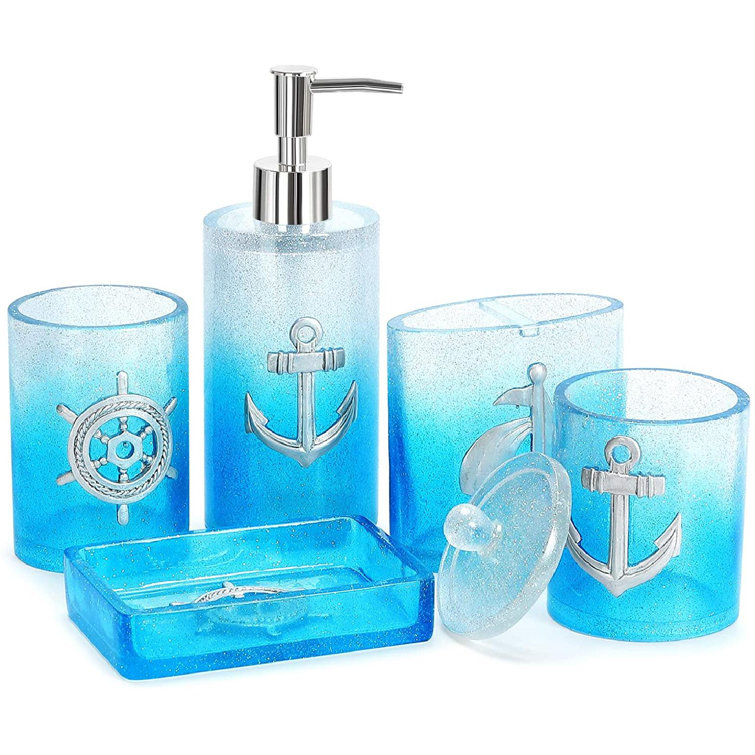 Ocean Blue Bathroom Accessories Everything Bathroom